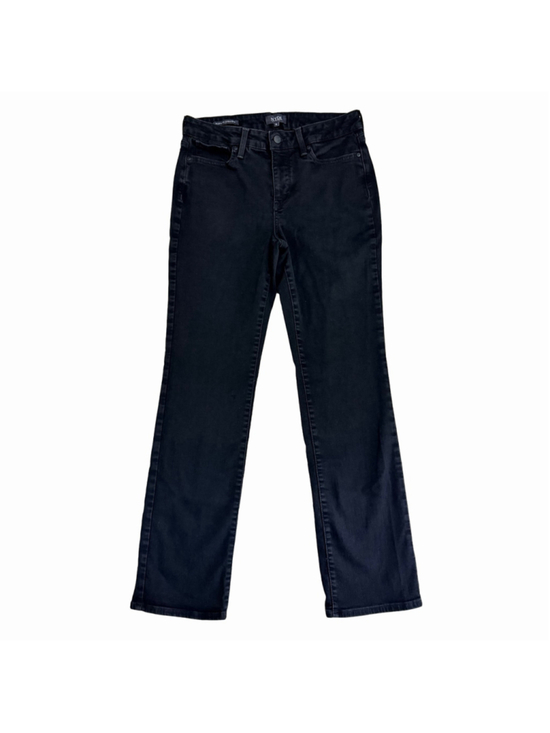 NYDJ Denim - NYDJ Black Marilyn Straight Leg Jeans Women's Size 8 Lift Tuck Technology
